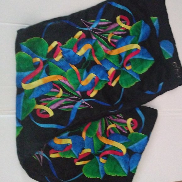 ❤️2 PC RUSH LIMBAUGH HORSE THEME TIE AND SCARF Gold Chain Tie - Picture 8 of 8